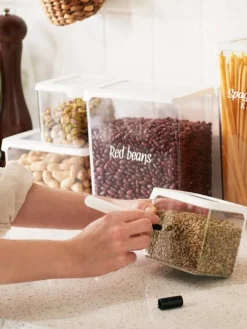 Smartstore Ruoansäilytys Ja Järjestys|Gastromax säilytyspurkki 1,65 L kirkas/valkoinen