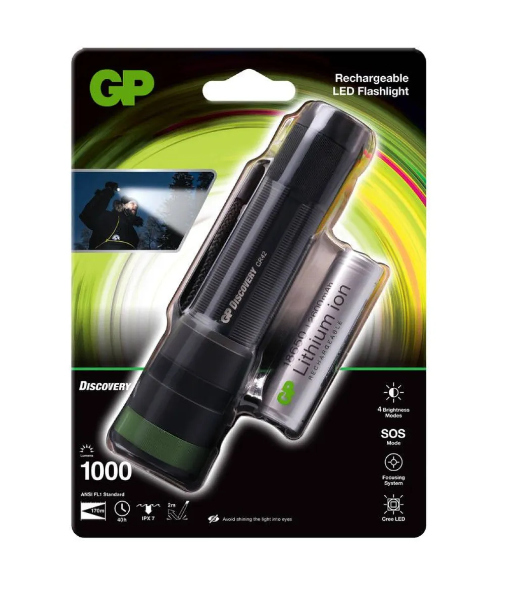 Käsivalaisin Disc STRIX 1000LM>GP Discovery Discount