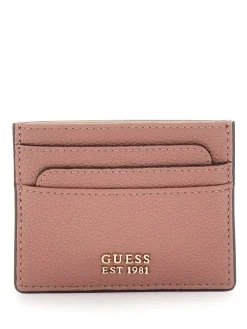 Guess Lompakot|korttikotelo Row Meridian Slg Card Holder Row Rosewood