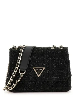 Guess Laukut Ja Kassit|laukku Bla Giully Mini 2 Comp Cnvrtbl Flp Bla Black