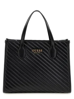 Guess Laukut Ja Kassit|laukku Bla Silvana 2 Comp Tote Bla Black