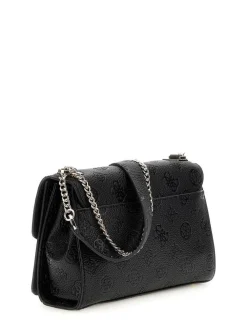 Guess Laukut Ja Kassit|laukku Blo Cresidia II Cnvrtbl Xbody Flap Blo Black logo