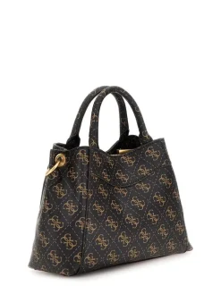 Guess Laukut Ja Kassit|laukku Bnl Emere Logo Mini Satchel Bnl Brown logo