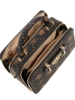 Guess Laukut Ja Kassit|laukku Esl Silia Mini Satchel Esl Espresso logo