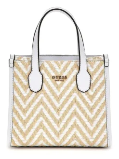 laukku Whi Silvana 2 Cmprtmnt Mini Tote>Guess Sale