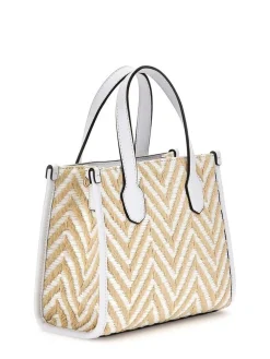 laukku Whi Silvana 2 Cmprtmnt Mini Tote>Guess Sale