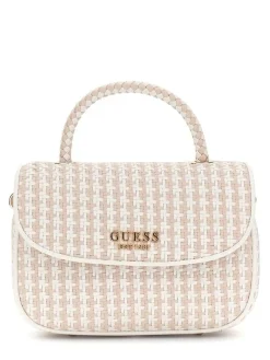 Guess Laukut Ja Kassit|laukku Wml Mirema Top Handle Flap Wml White Multi