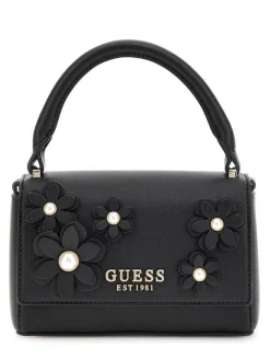 Guess Laukut Ja Kassit|lHWBG73 30780 Bla Zaria Mini Top Handle Flap Bla Black