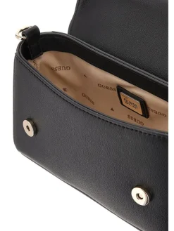 Guess Laukut Ja Kassit|lHWBG73 30780 Bla Zaria Mini Top Handle Flap Bla Black