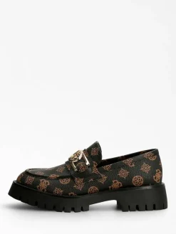 Guess Kävelykengät|loaferit Ilary Brocr Brocr Brown/Ochra