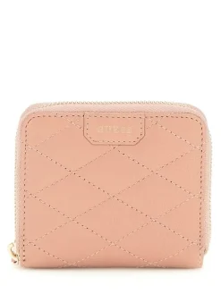Guess Lompakot|lompakko Bik Wallet Zip Around Bik Blush Pink
