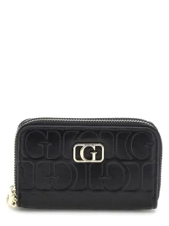 lompakko Bla G Television Dbl Zip Mini Wllt>Guess Clearance