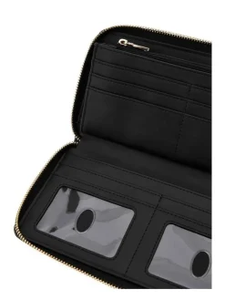 Guess Lompakot|lompakko Bla Laurel Slg Cheque Organizer Bla Black