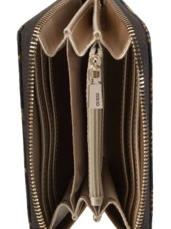 Guess Lompakot|lompakko Mlo Laurel Slg Medium Zip Around Mlo Mocha logo