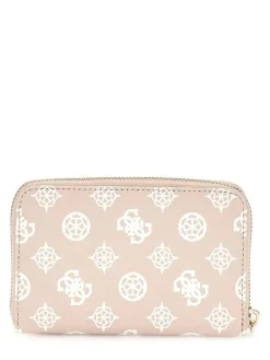 Guess Lompakot|lompakko Sdl Laurel Slg Medium Zip Around Sdl Sand Logo