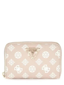 Guess Lompakot|lompakko Sdl Laurel Slg Medium Zip Around Sdl Sand Logo