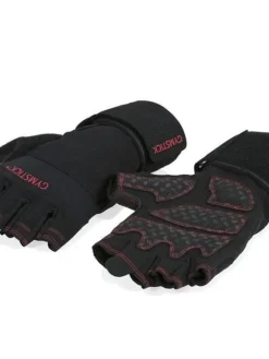 Gymstick Fitnessvälineet|rannetuelliset treenihanskat Black/red