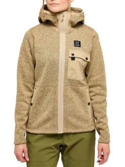 Haglu00f6fs Fleecet, Colleget Ja Hupparit|Haglöfs fleece Hede Mid Hood Women 007 Sand