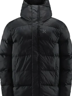Haglu00f6fs Takit|Talvitakit|Haglöfs takki Puffy Mimic II Hood 2C5 TRUE BLACK