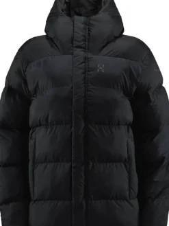 Haglu00f6fs Takit|Talvitakit|Haglöfs takki Puffy Mimic II Hood W 2C5 TRUE BLACK