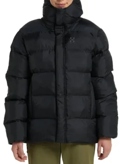 Haglu00f6fs Takit|Talvitakit|Haglöfs takki Puffy Mimic II Hood W 2C5 TRUE BLACK