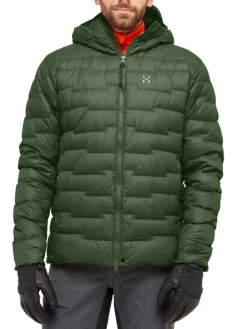 Haglu00f6fs Takit|Talvitakit|Haglöfs takki ROC Flash Down Hood 4Q9 Seaweed Green