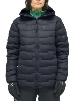 Haglu00f6fs Takit|Talvitakit|Haglöfs takki ROC Flash Down Hood W 2C5 TRUE BLACK