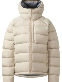 Haglu00f6fs Takit|Talvitakit|Haglöfs takki Rosson Down Hood W 5S9 Chalk Beige