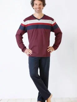 Hajo Yöasut|pyjama 53857 636 Marine/Rot