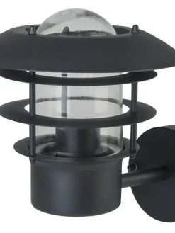 Jammy ulkoseinävalaisin ylös 25 cm musta>Heat Clearance