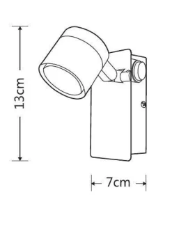LED-kylpyhuonevalaisin Mirror 1-osainen>Heat Outlet