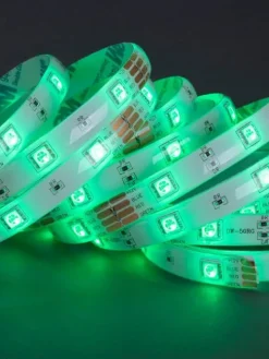 Heat Sisustusvalaisimet|RGB LED-nauha 3 m kaukosäädin IP20