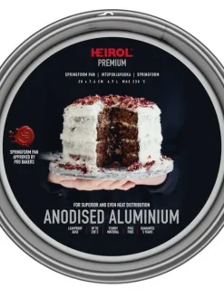 Heirol Leivonta|Leivonta irtopohjavuoka 28x7,6 cm anodisoitu alumiini