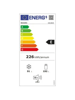 jääkaappipakastin HJK283E valkoinen><noscript><img width=