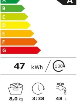 Helkama Pyykinpesu|pesukone HPKE148A 8 kg valkoinen