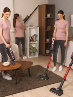 Hoover Silitys Ja Siivous|varsi-imuri Home HF522STH punainen