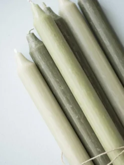 kruunukynttilä 29 cm rustiikki metsän vihreä><noscript><img width=
