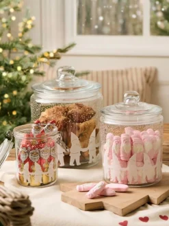 IB Laursen Ruoansäilytys Ja Järjestys|lasipurkki Santa's helpers 700 ml patenttikansi