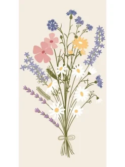 IB Laursen Kertakäyttö|lautasliina summer bouquet 16 kpl/pkt