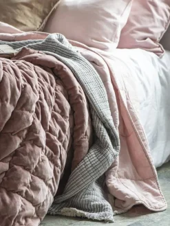 IB Laursen Sisustustekstiilit|tyynynpäällinen sametti rose shadow