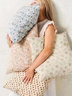 tyynynpäällinen Antonia beige kukat ruskea/punain>IB Laursen Hot