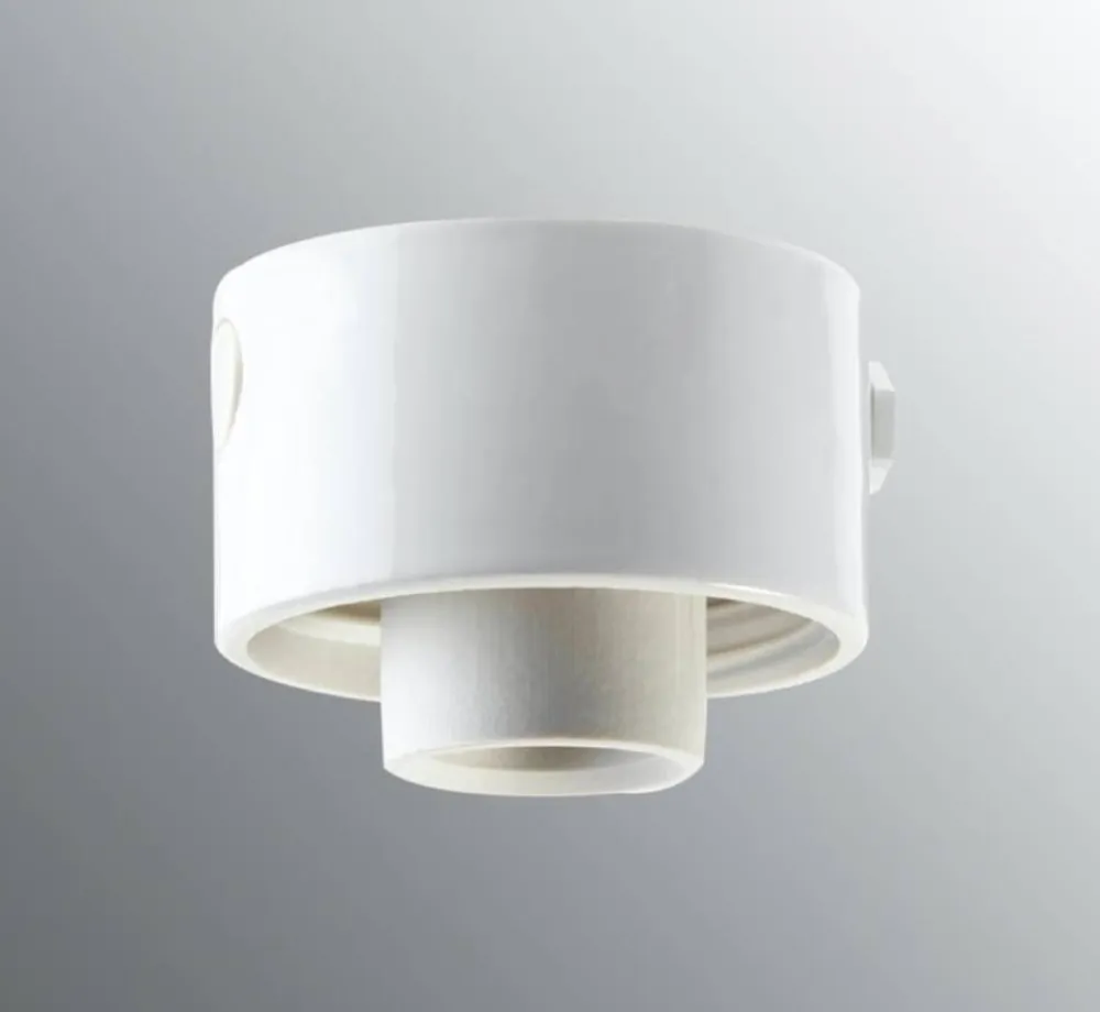 Ifö Electric posliinikanta suora, valkoinen, kierre 84,5 mm>Ifu00f6 Electric Hot
