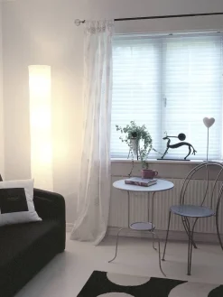 Ihanin Verhot Ja Verhotarvikkeet|kangasvekkiverho 140x170 cm valkoinen
