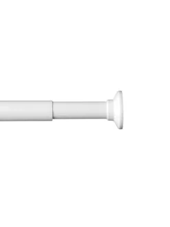 suihkuverhotanko 75-125 cm valkoinen>Ihanin Discount