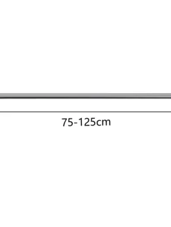 suihkuverhotanko 75-125 cm hopea><noscript><img width=