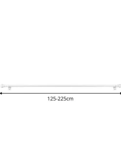 Ihanin Verhot Ja Verhotarvikkeet|verhotanko Cafe 125-220 cm valkoinen