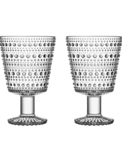 Kastehelmi juomalasi jalallinen 26 cl kirkas 2 kpl>Iittala New