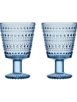 Iittala Astiat|Kastehelmi Juomalasi 26 cl vedensininen 2kpl