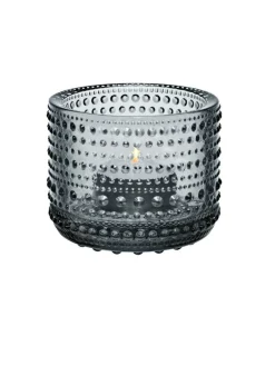 Iittala Lyhdyt Ja Kynttilänjalat|Kastehelmi Kynttilälyhty 64 mm harmaa