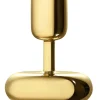 Iittala Lyhdyt Ja Kynttilänjalat|Nappula kynttilänjalka 107 mm messinki